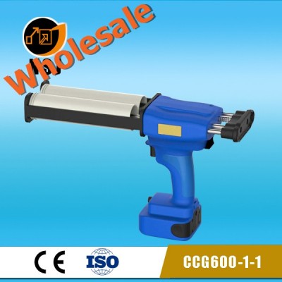 600ml dual cartridge electric caulking gun, battery gun